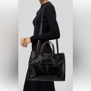 Telfar Black Tote Bag